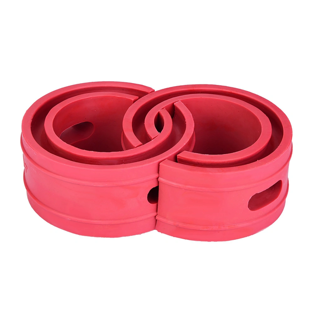 2pc Red Car Shock Absorber Buffer Spring Bumper Cushion Type B+