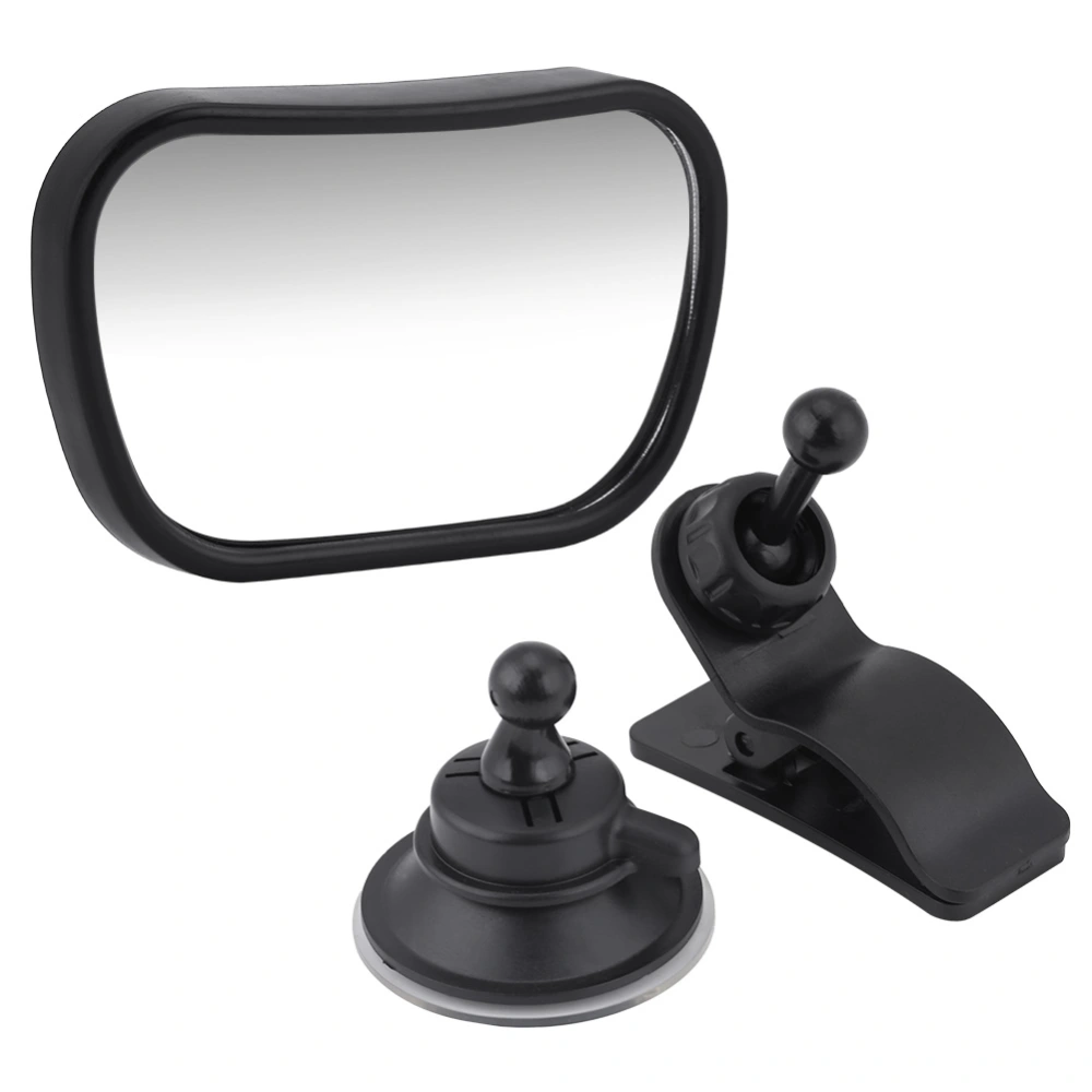 360° Rotated Two In One Inside Car Safety Care for Baby Back Seat Rear View Adjustable Mirror