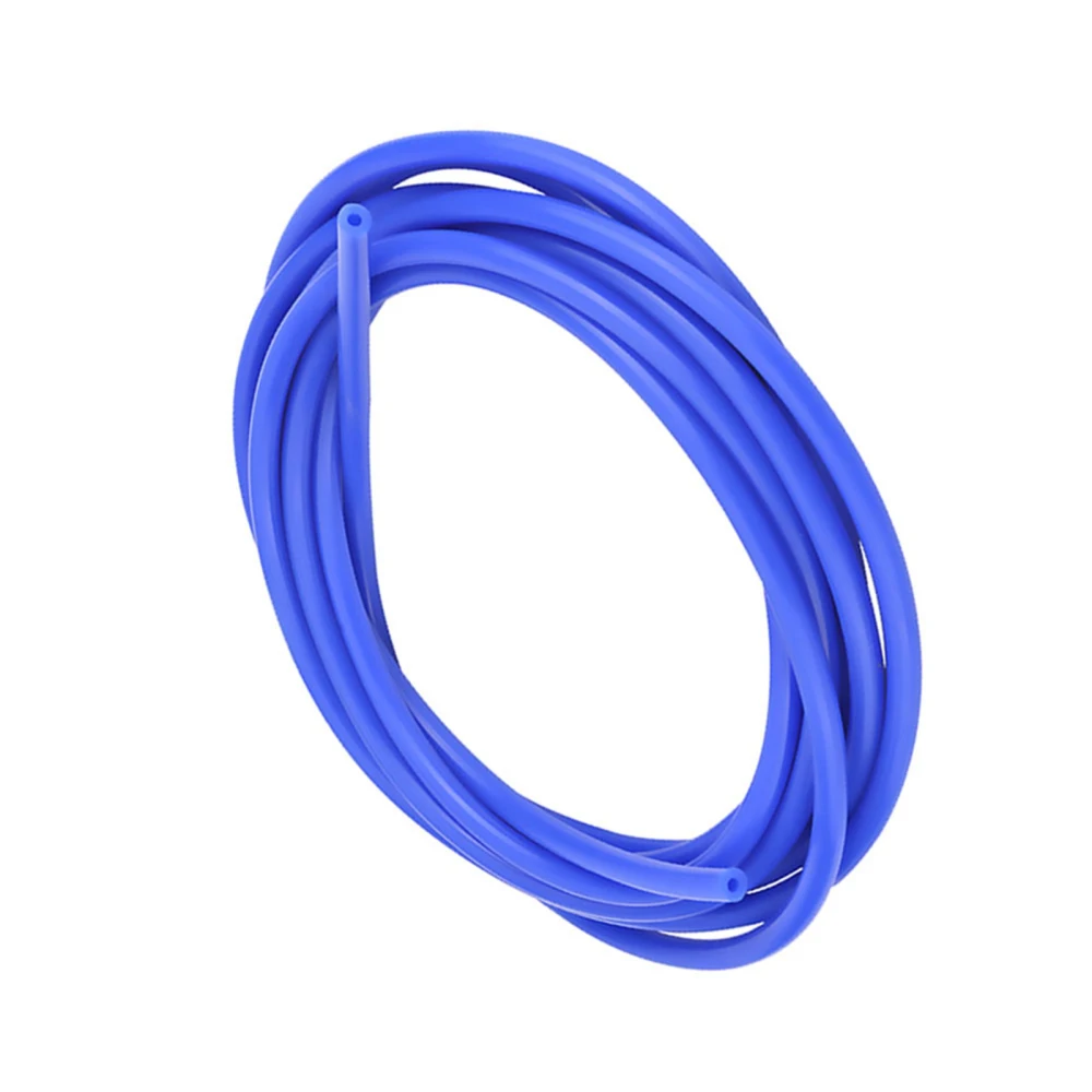 Car Auto 4mm 5 Meters Silicone Vacuum Tube Hose Pipe Silicon Tubing Universal Blue