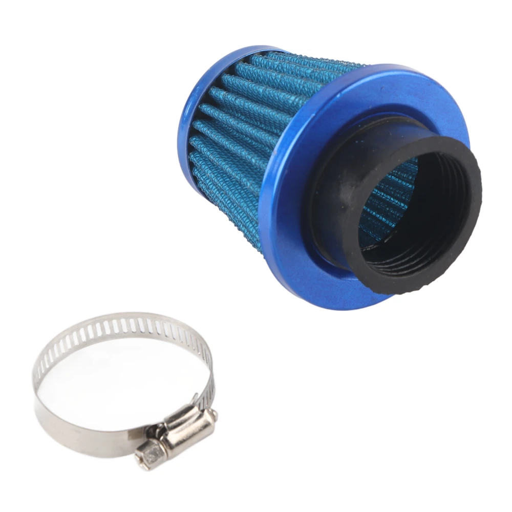 BuyWeek 38mm Air Filter Intake Induction Kit for Off road Motorcycle ATV Quad Dirt Pit Bike Blue