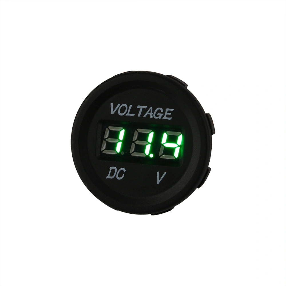 12V 24V DC Waterproof Car LED Digital Display Voltmeter Socket Meter