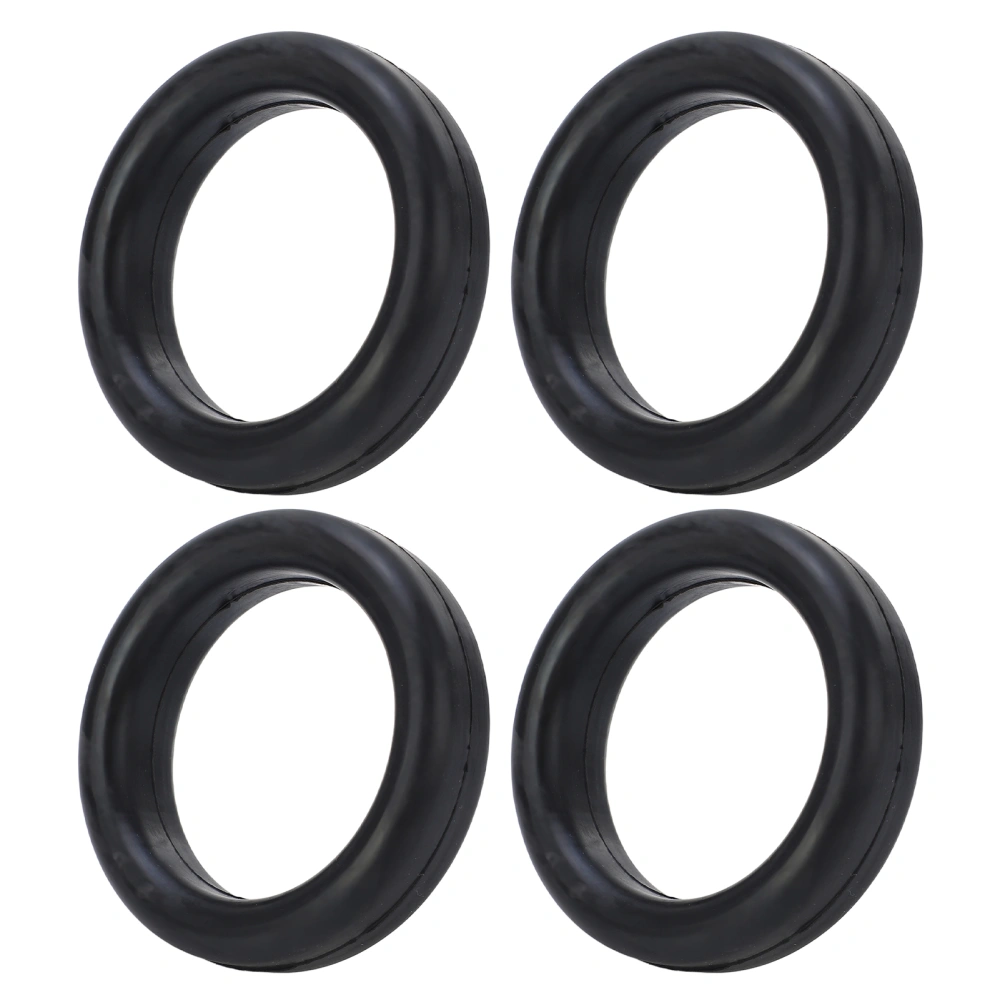 4Pcs 2inch O Ring BR554 Exhaust Hanger Black Noise Reduction Long Lasting Exhaust Hanger O Ring for Vehicles