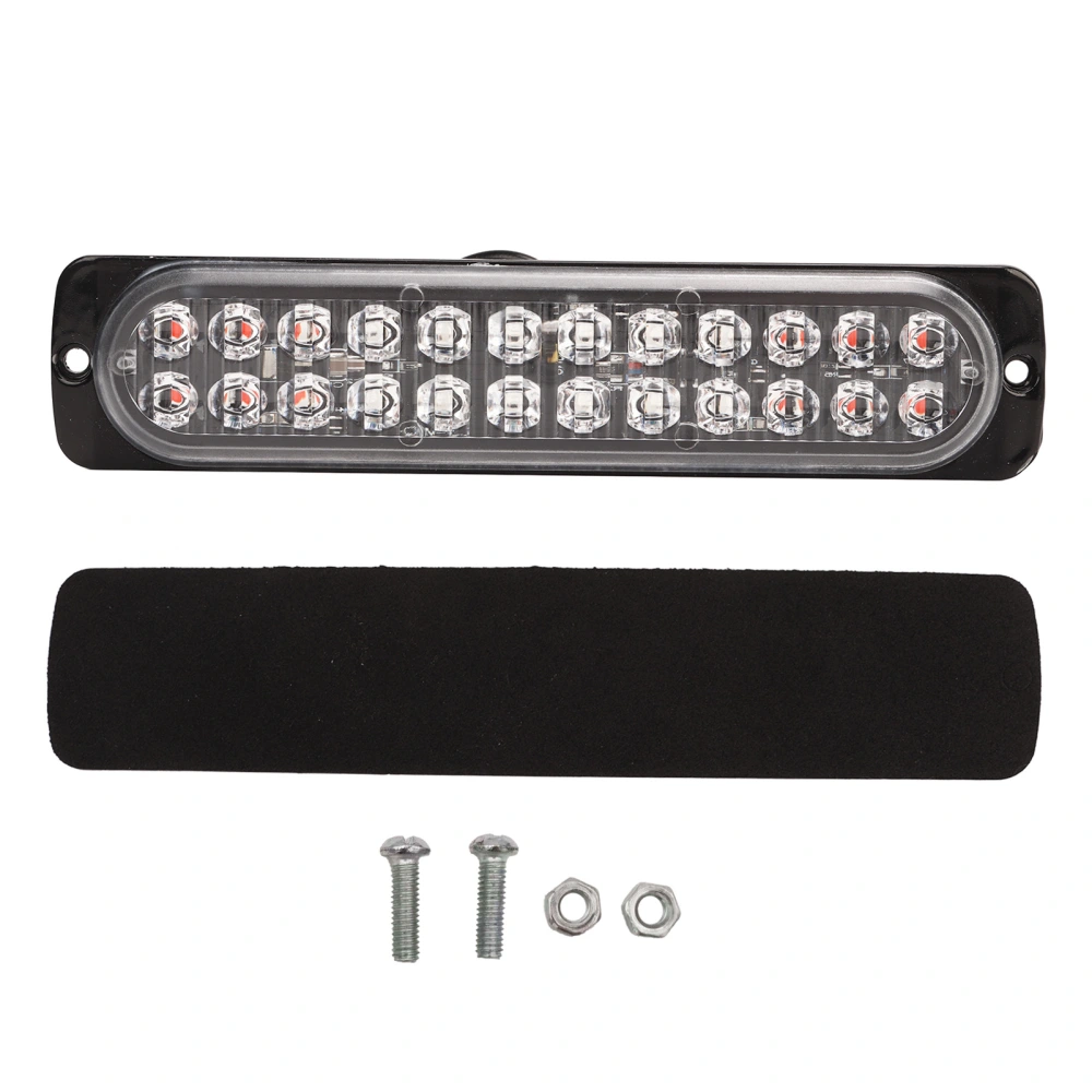 24 LED Strobe Light Bar Weather Resistant Emergency Light Bar for Trucks Vehicles Suvs