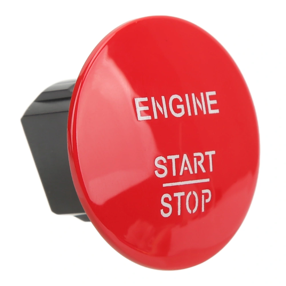 Engine Start Stop Button 2215450714 Ignition Button Switch Replacement for Mercedes‑Benz CL550 E350 CLS350 Red