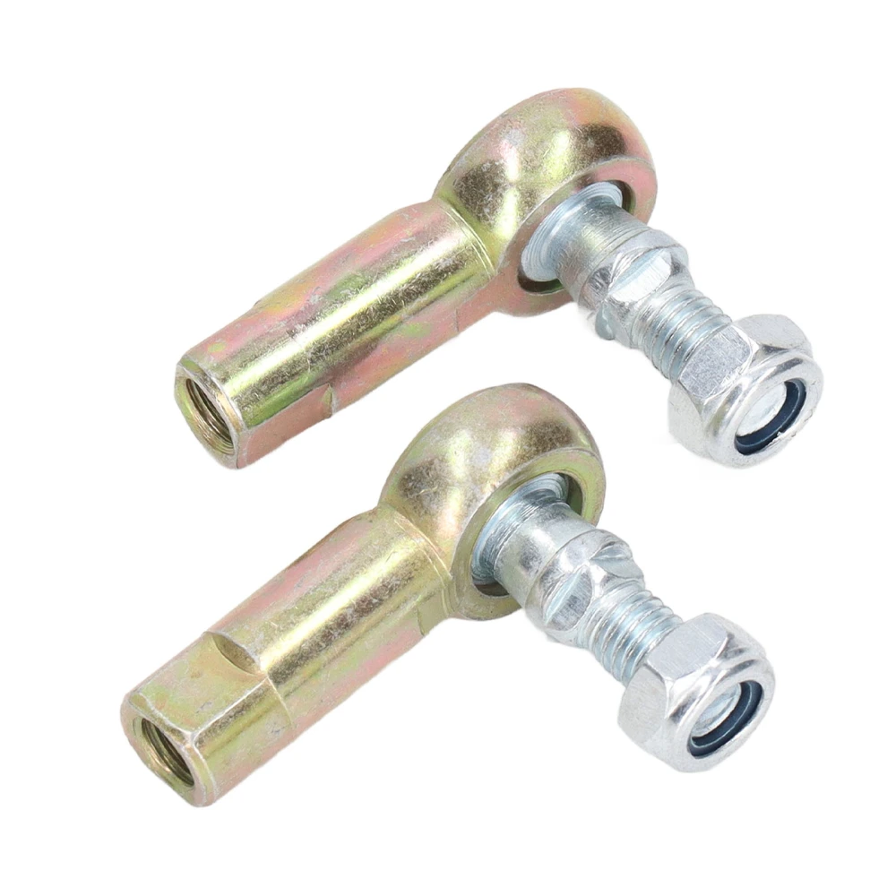 2pcs 8mm Tie Rod End Steel Alloy Universal Ball Joint for 110cc Quad Dirt Bike ATV Go Kart