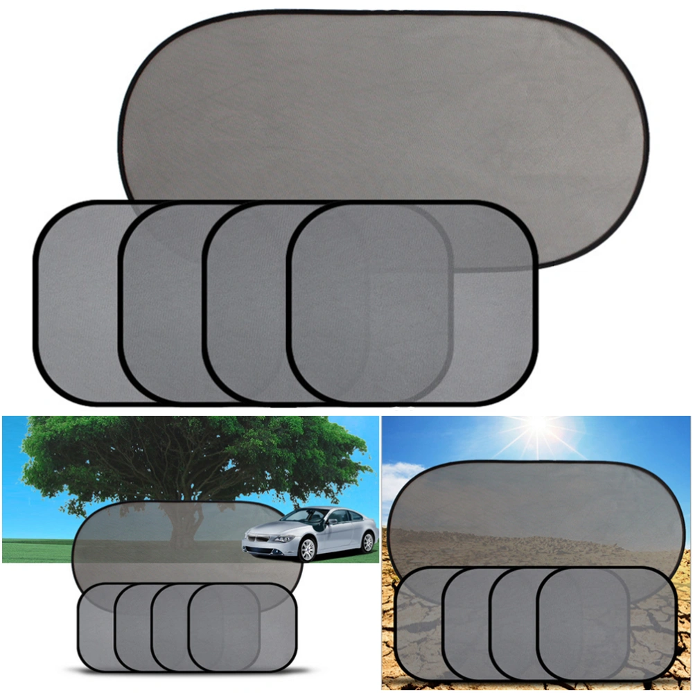 5pcs Car Windshield Sunshade Rear Side Windscreen Sun Shade UV Rays Protector Sunshade