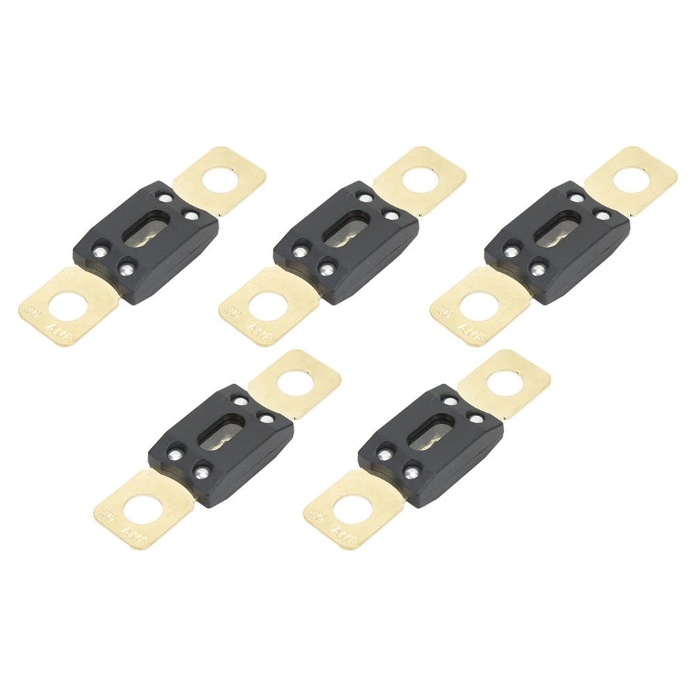 BuyWeek 5PCS Car Audio ANM Type Fuses 80 AMP Gold Plated Zinc Alloy Universal Automobile Accessory