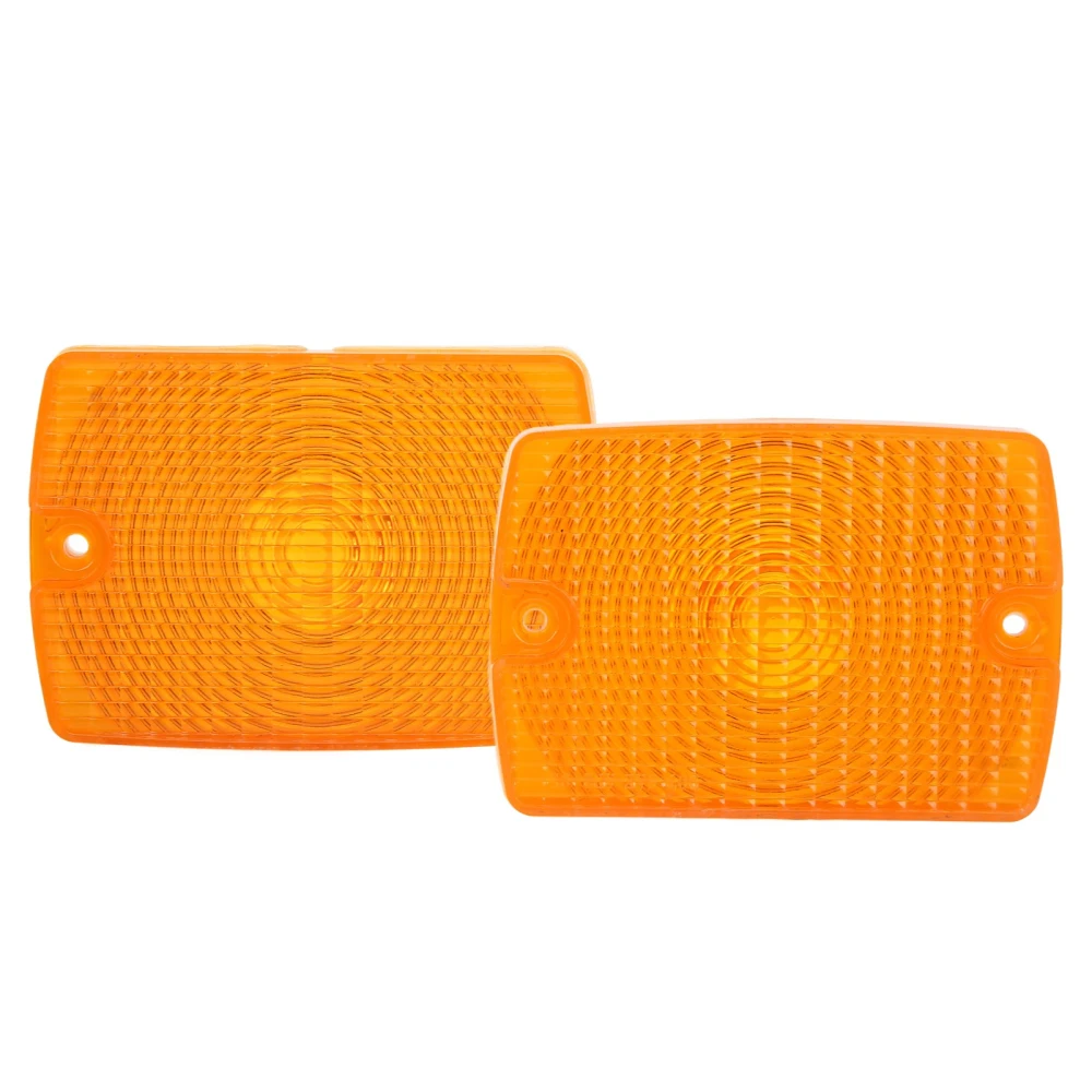 Front Turn Signal Light Lens 56001378 Strong Light Transmission Replacement for Jeep Wrangler YJ 1987‑1995 Yellow