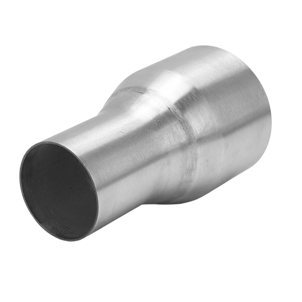 51mm to 76mm Exhaust Reducer Connector Tapered Standard Stainless Steel Mirror Polished Reduction Pipe