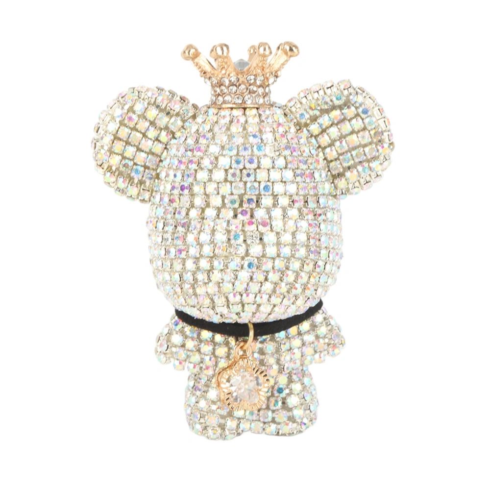 Car Air Freshener for Vent Decoration Bling Rhinestone Bear Car Interior Hanging Accessories for Car Air Vent Clip Decoration