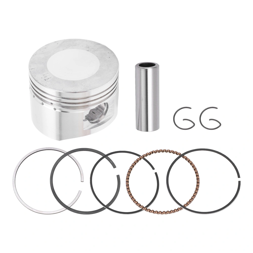 9 Pieces Piston Ring Gasket Kit Alloy Metal for 110cc 125cc ATV Dirt Pit Bike Go Kart