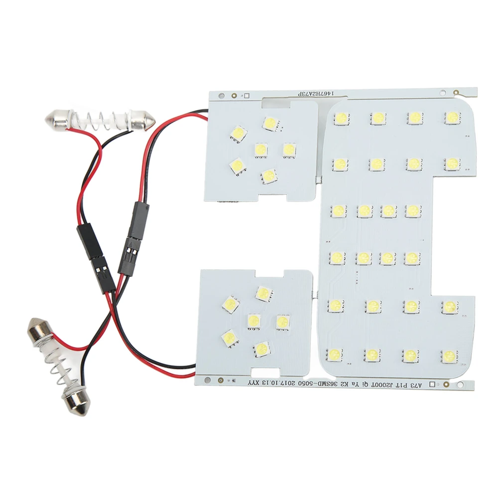 BuyWeek Car Interior Reading Lights 36LEDs 8000LM 12V White Light Dome Map Light Auto Inner Lamps Replacement for KIA K2