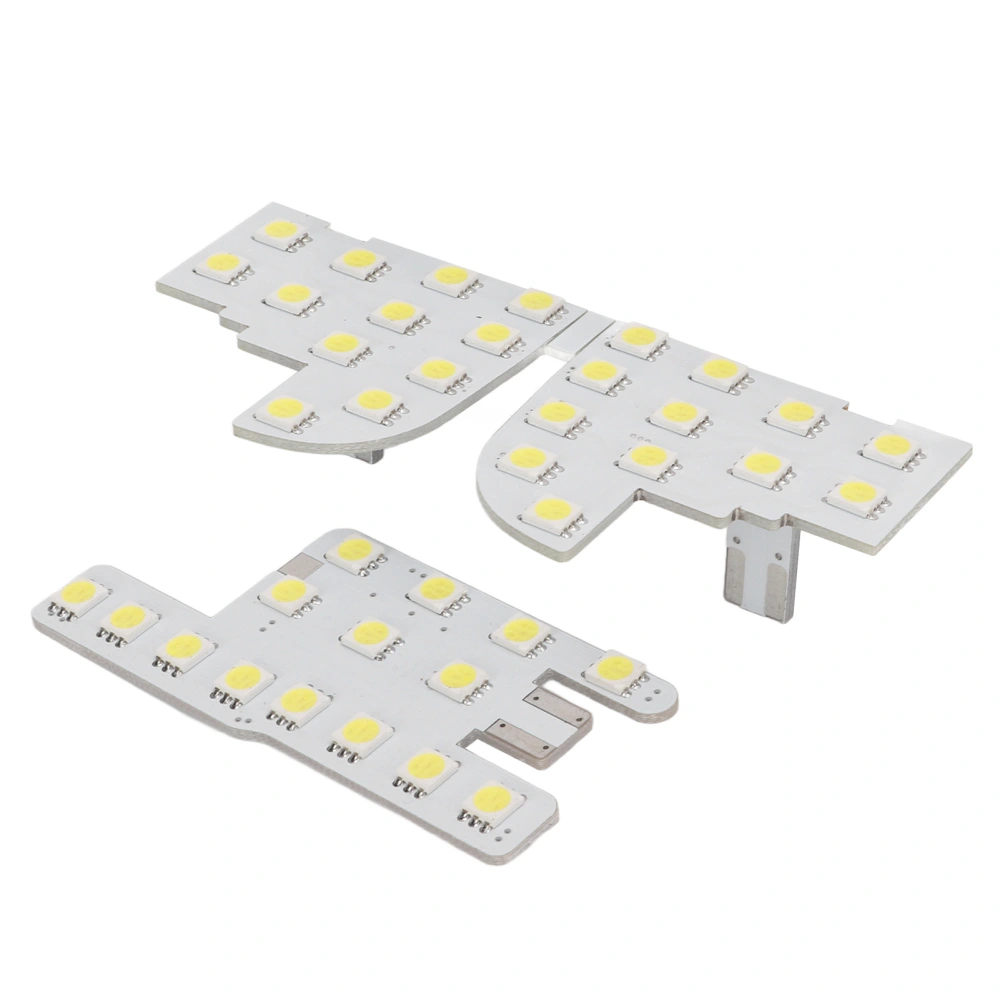 3Pcs set 48SMD 39LEDs Car Interior Reading Light 12V 5W White 8000LM Ceiling Lamps Replacement for CRV 2017+