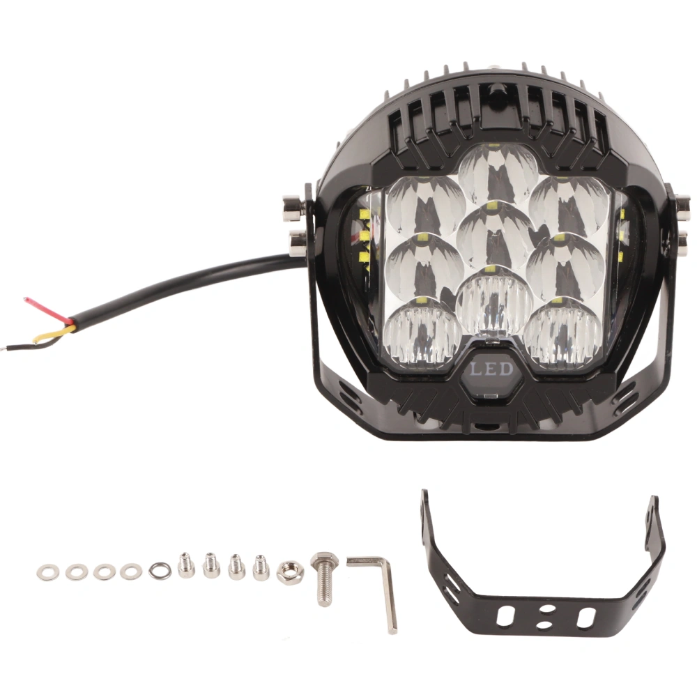 5in LED Offroad Light IP67 Waterproof 90W 5000LM Universal Spotlight for SUV ATV UTV BoatWhite