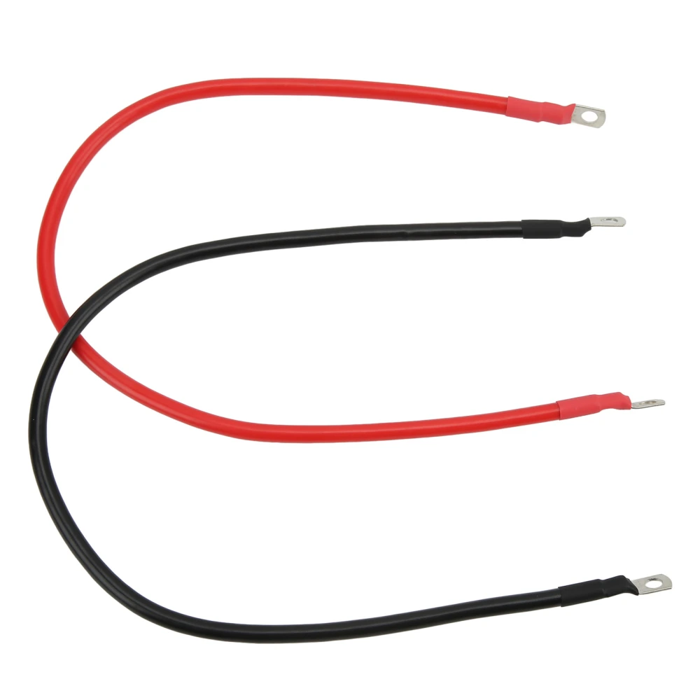 BuyWeek 2pcs Battery Inverter Cable Red Black 8AWG Gauge Flexible PVC Waterproof for Car Boat Solar Energy