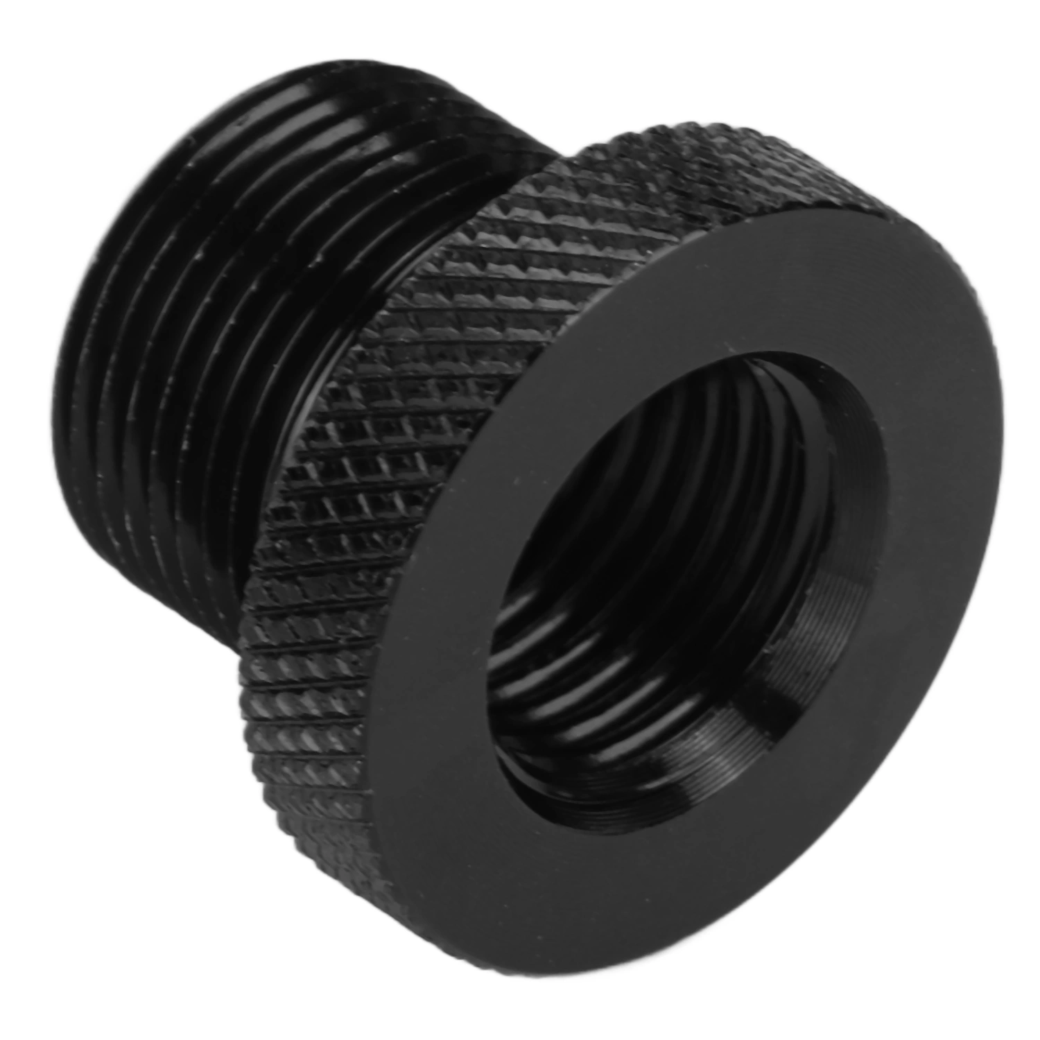 Car Oil Filter Adapter Metal Universal Automotive Black Threaded Connector Cars Accessories5/8-24 to 1/2-20