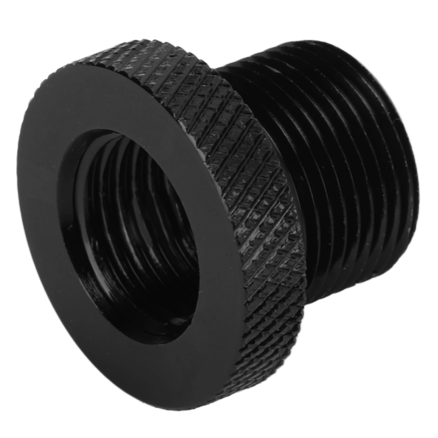 Car Oil Filter Adapter Metal Universal Automotive Black Threaded Connector Cars Accessories5/8-24 to 1/2-20