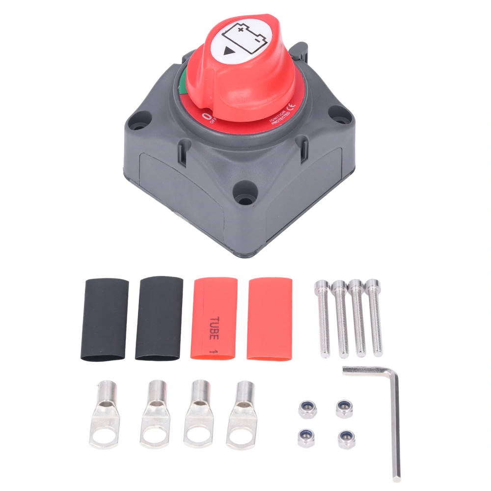 Battery Isolator Switch 12V‑48V Strong Compatibility Heavy Duty On Off Rotary Knob for Car RV Truck