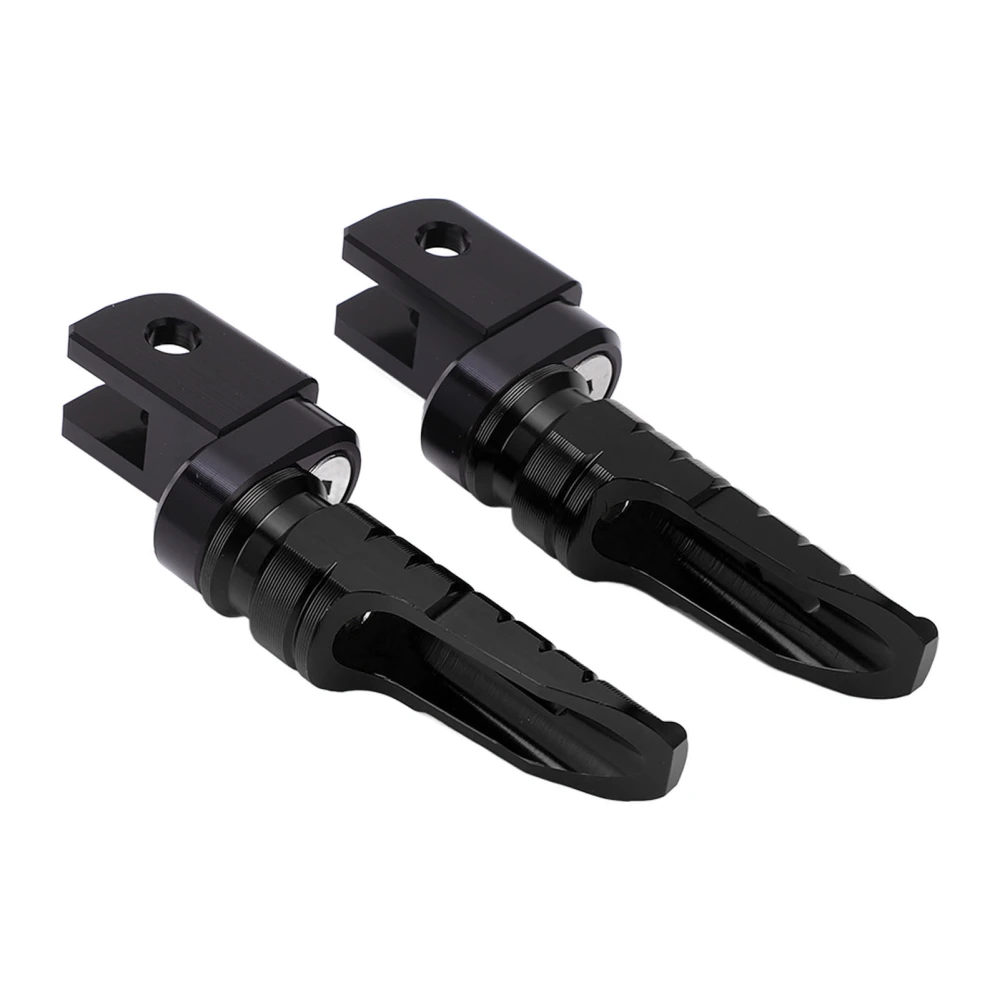 Pair Motorcycle Front Pedal Foot Pegs CNC Aluminum Alloy Replacement for Street Triple 765/R/S/RS 2017‑2021Black