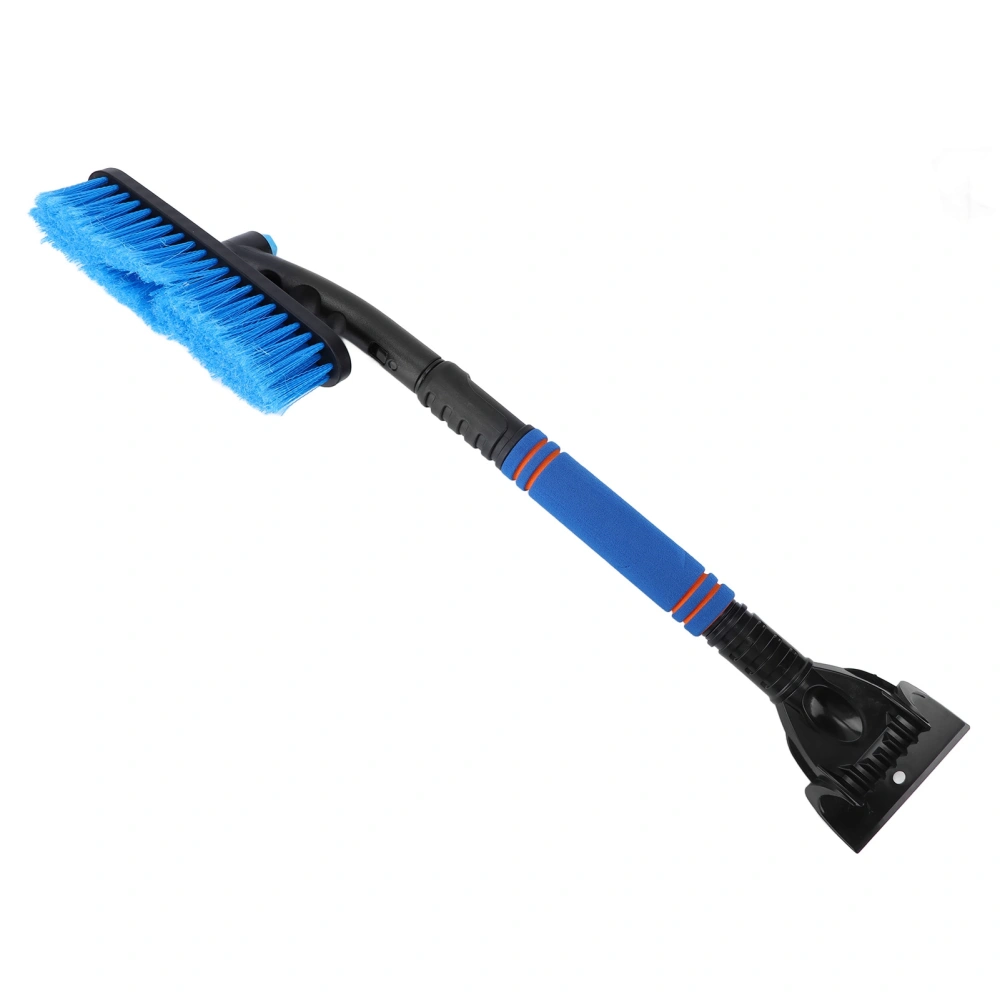 Car Snow Brush Ice Scraper 2‑in‑1 Multifunction 55‑70cm Extendable Detachable Blue for SUV Truck