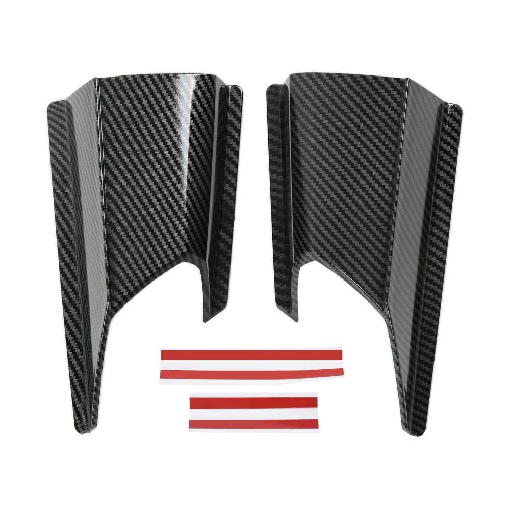 Motorcycle Winglets Wing Front Both Side Modification Replacement for ADV150 2019‑2021Carbon Fiber Style