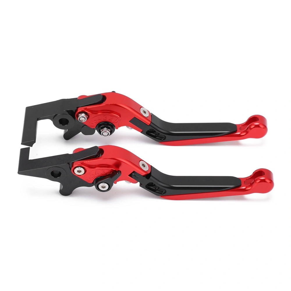 2pcs Motorcycle Brake Clutch Levers Adjustable CNC Aluminium Alloy Replacement for ADV150 2019‑2021Red