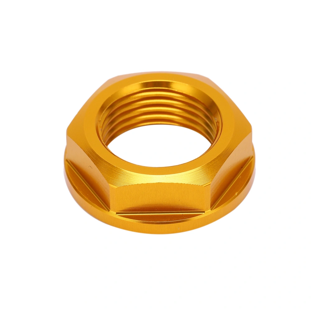 Motorcycle Front Wheel Axle Nut M18x1.5 Aluminum Replacement for KAWASAKI KLX450R 08‑19Gold