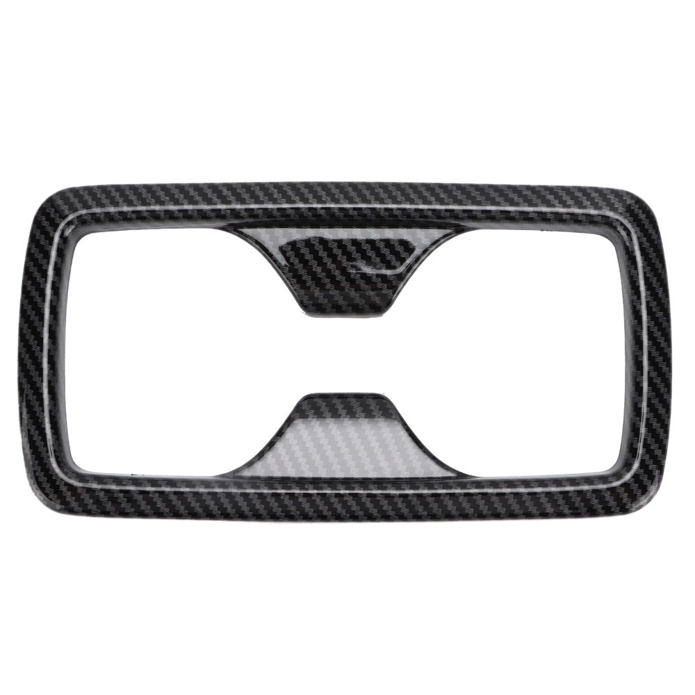 Rear Water Cup Holder Panel Frame Trim Carbon Fiber Style Decor Replacement for RAV4 2019‑2021