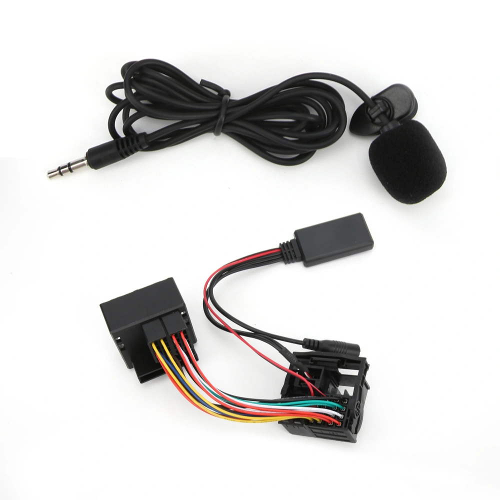 Car Stereo Microphone with Wiring Adapter Bluetooth 5.0 Replacement for Opel Agila CD30/CD30 MP3 2000‑2007