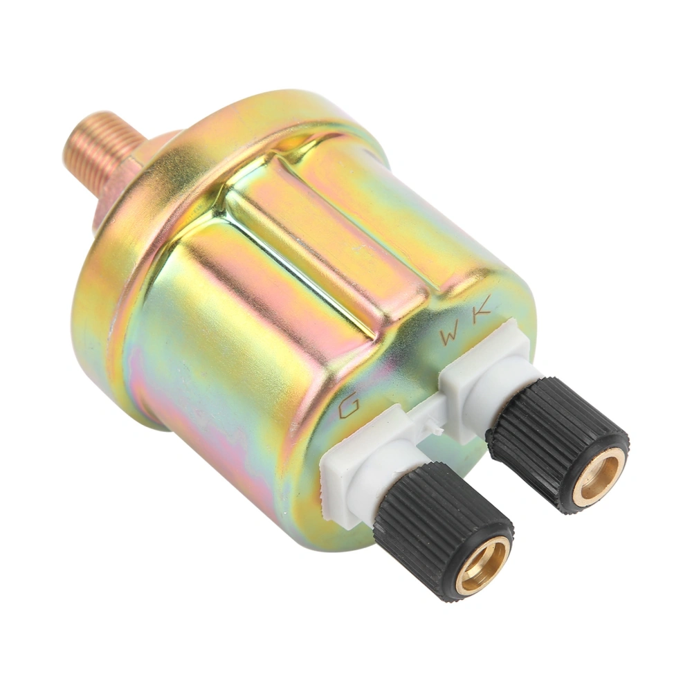 Oil Pressure Sensor 1/8NPT 0.08Mpa Alarm with Light 0‑1.0Mpa Measuring Range Engine Gauge