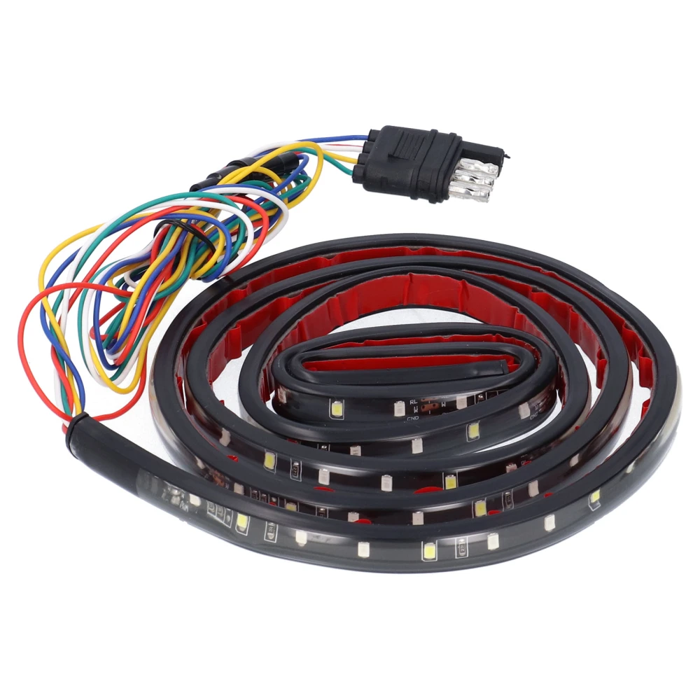 60in LED Lamp Strip White Red Light 5 Modes IP67 Waterproof with 4-Pin Connector for Truck Pickup