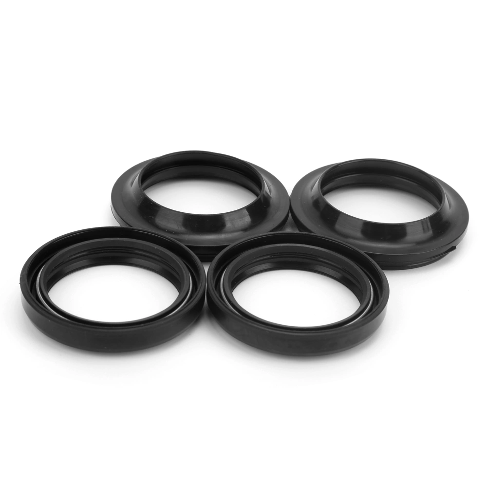 4pcs Front Fork Damper Oil Seals Dust Fit for Yamaha YZF R25 / MTN250 MT‑25 2015‑2019