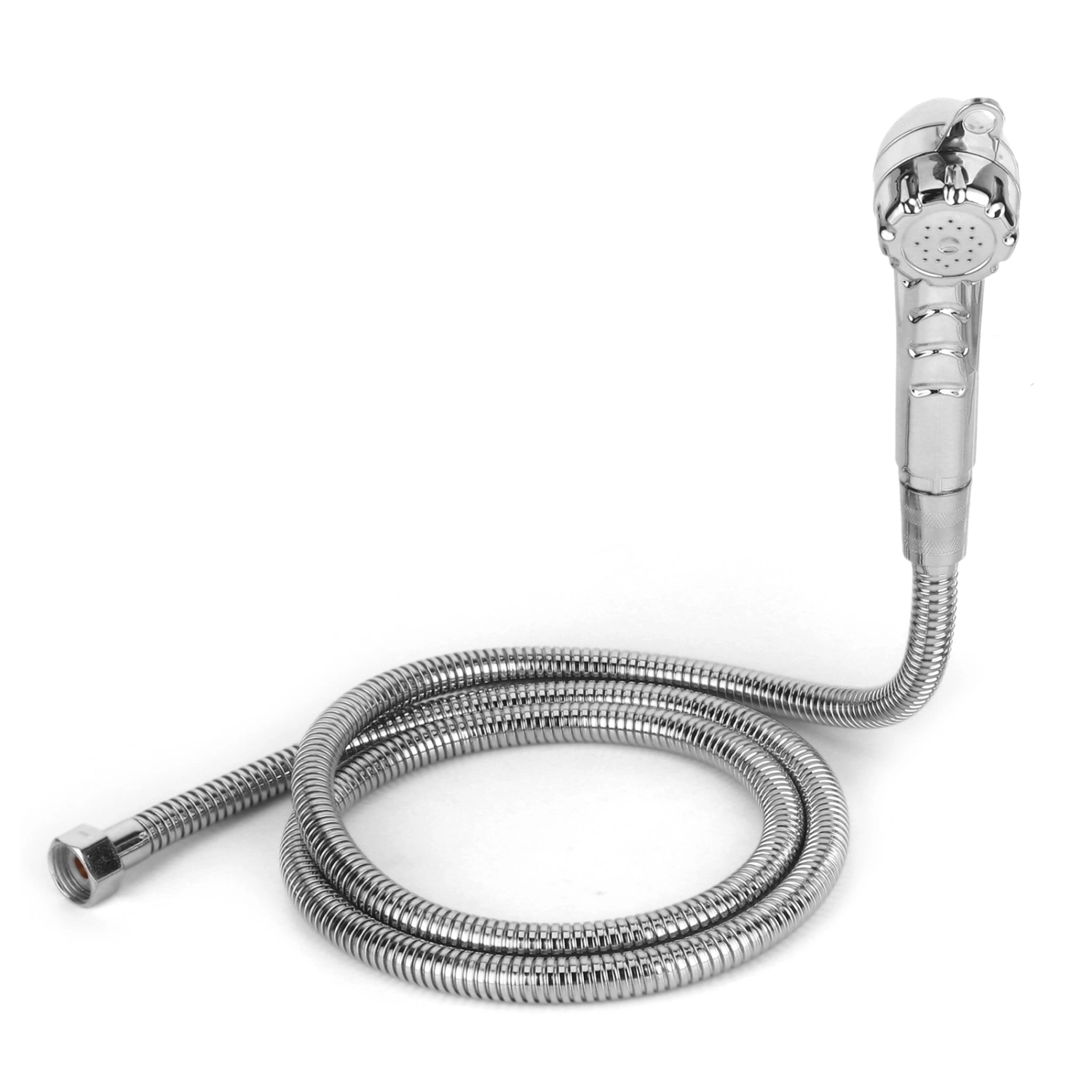 Caravan External Nozzle Water Supply Shower Head Stainless Steel W/1.5m Hose 1/2 Thread
