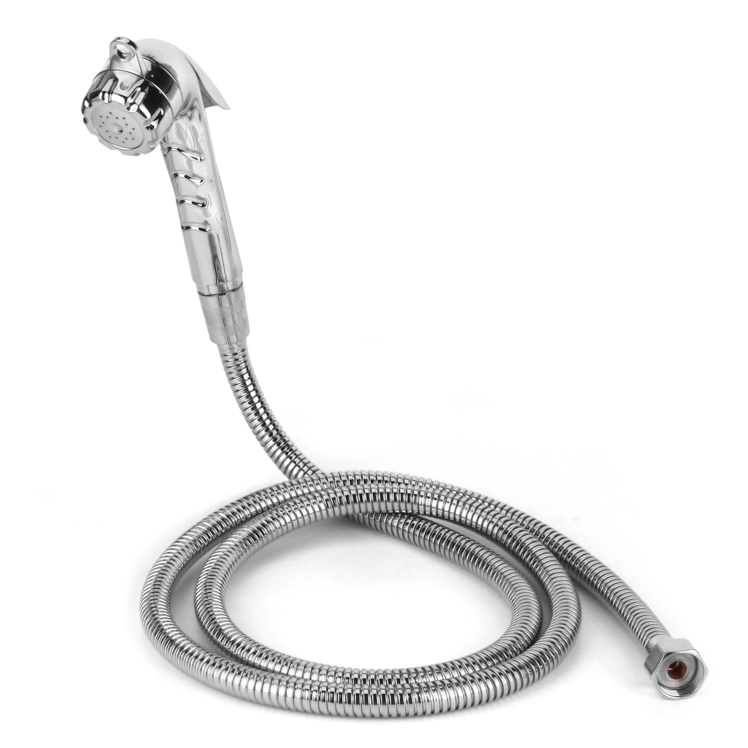 Caravan External Nozzle Water Supply Shower Head Stainless Steel W/1.5m Hose 1/2 Thread