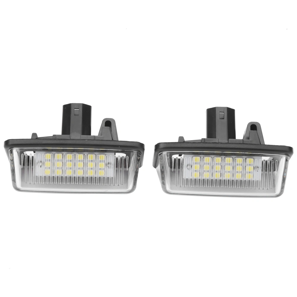 2pcs LED License Number Plate Light 6500K Low Power Consumption Fit for Corolla/ Crown / Starlet