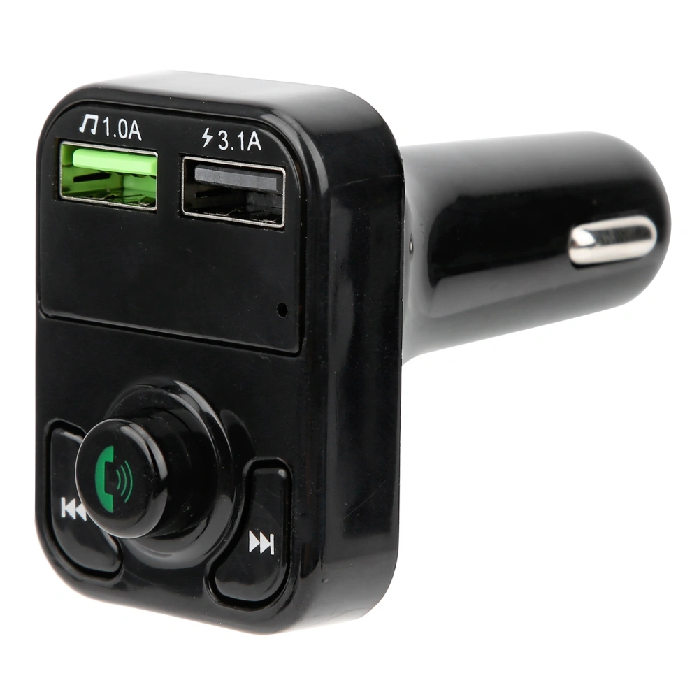 BuyWeek BTX3 12‑24V Bluetooth Car FM Transmitter Dual USB MP3 Player Hands Free Stereo Audio