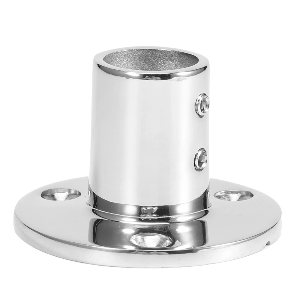 90 Degree Round Tube Base Hand Rail Fitting 316 Stainless Steel Marine Boat Hardwares25mm/1in