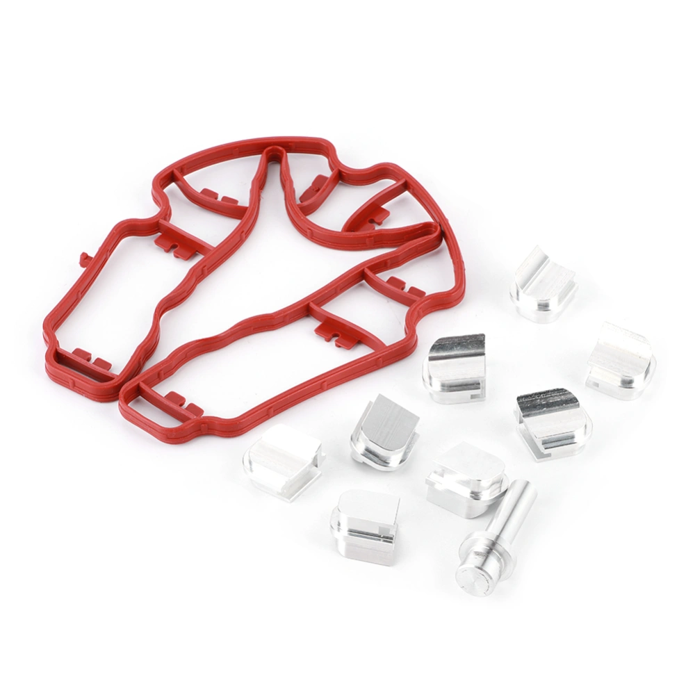 Aluminium Alloy Intake Manifold Delete Kit Runner Flap Delete Removal Fit for TT A3 A4 2.0T FSI EA113 Engines