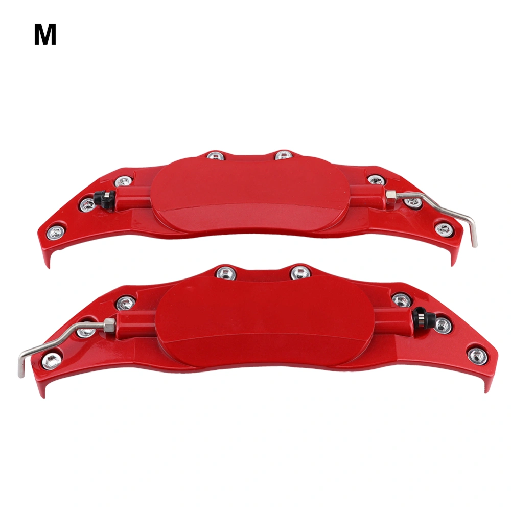 2Pcs Car Universal Disc Brake Caliper Fake Covers Left &amp; Right Accessories Refit(M )