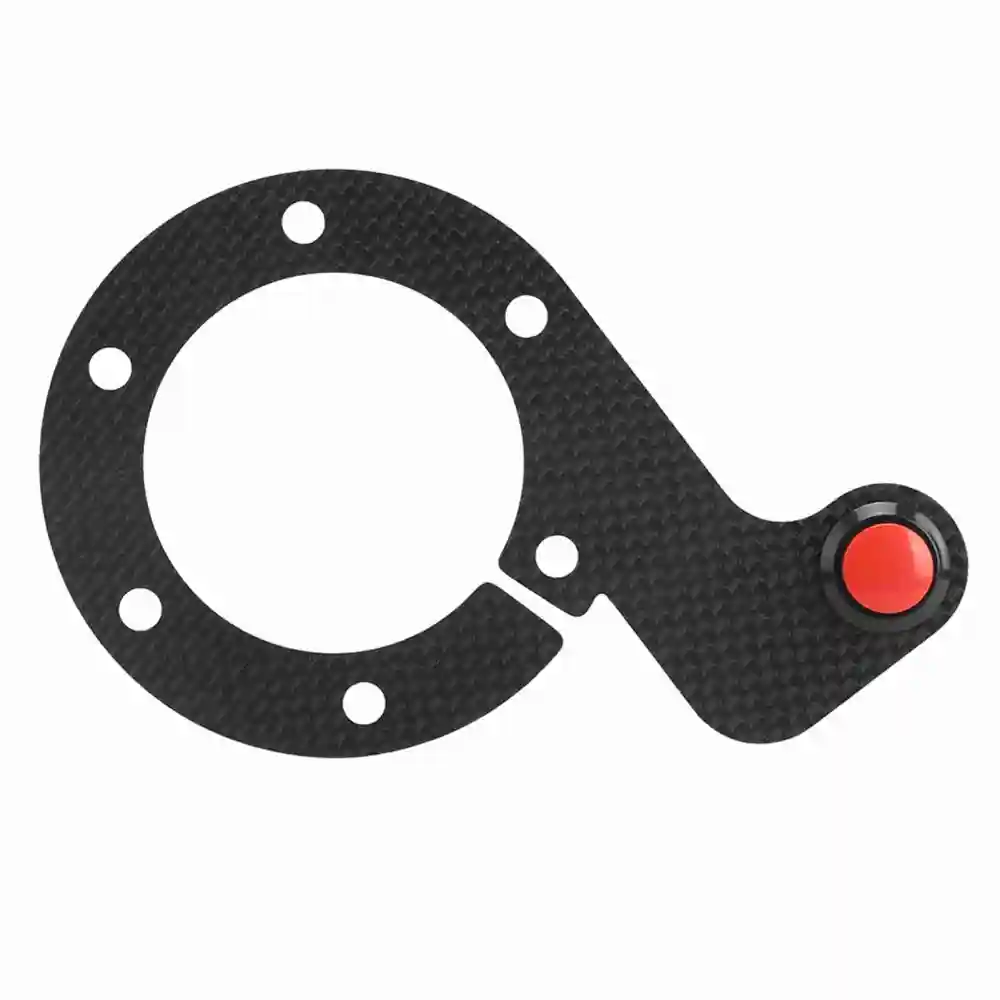 Carbon Fiber External Horn Button Kits for MOMO/OMP/Nardi/Sparco 6 Bolts Steering WheelSingle Button