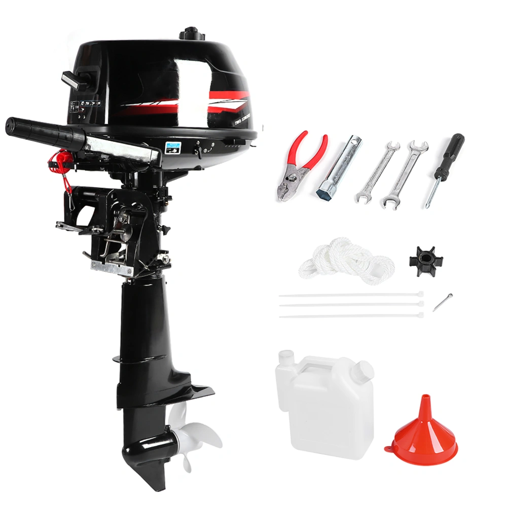 BuyWeek 2 Stroke 6 HP Outboard Motor Tiller Shaft Boat Engine Water Cooling System Accessory