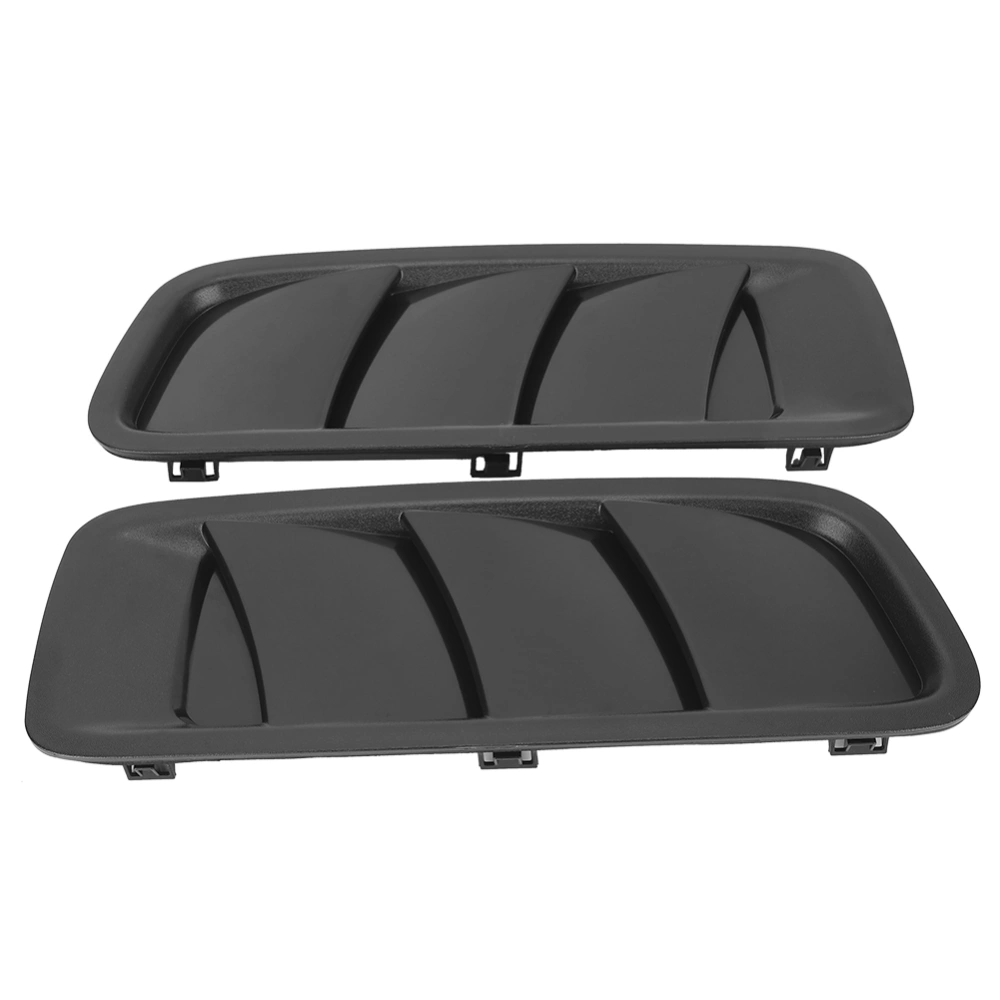 BuyWeek 2Pcs Car Engine Hood Air Outlet Vent Cover Trim Fit for Jeep Wrangler JL 2018-2019