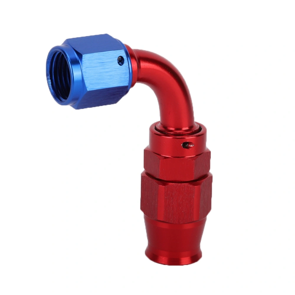 AN6 Hose End Fitting Swivel Cooling Oil Fuel Adaptor for Teflon90°