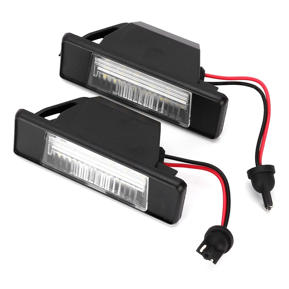 2pcs Car SMD 18 LED License Plate Light Fit for Pathfinder R51 02/2005-08/2010