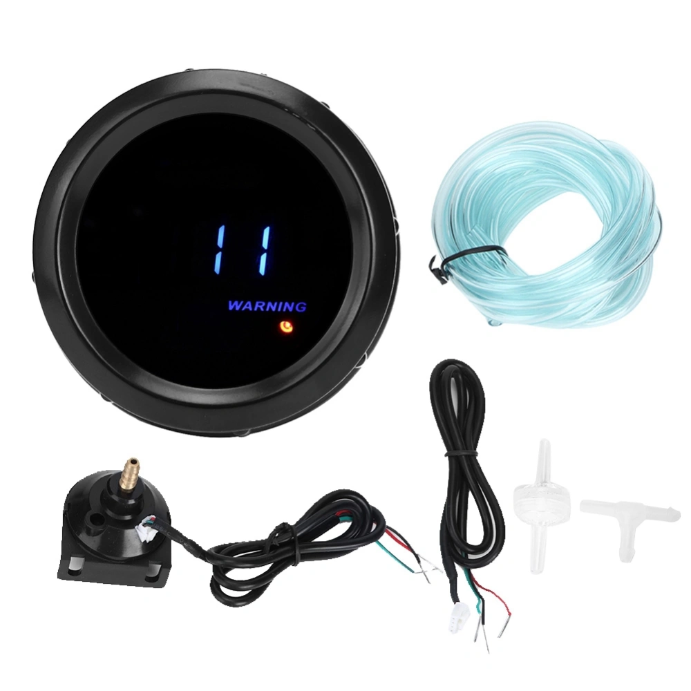 2in Digital Blue LED 12V Turbo Boost Pressure Gauge PSI Meter Car Modification Accessory