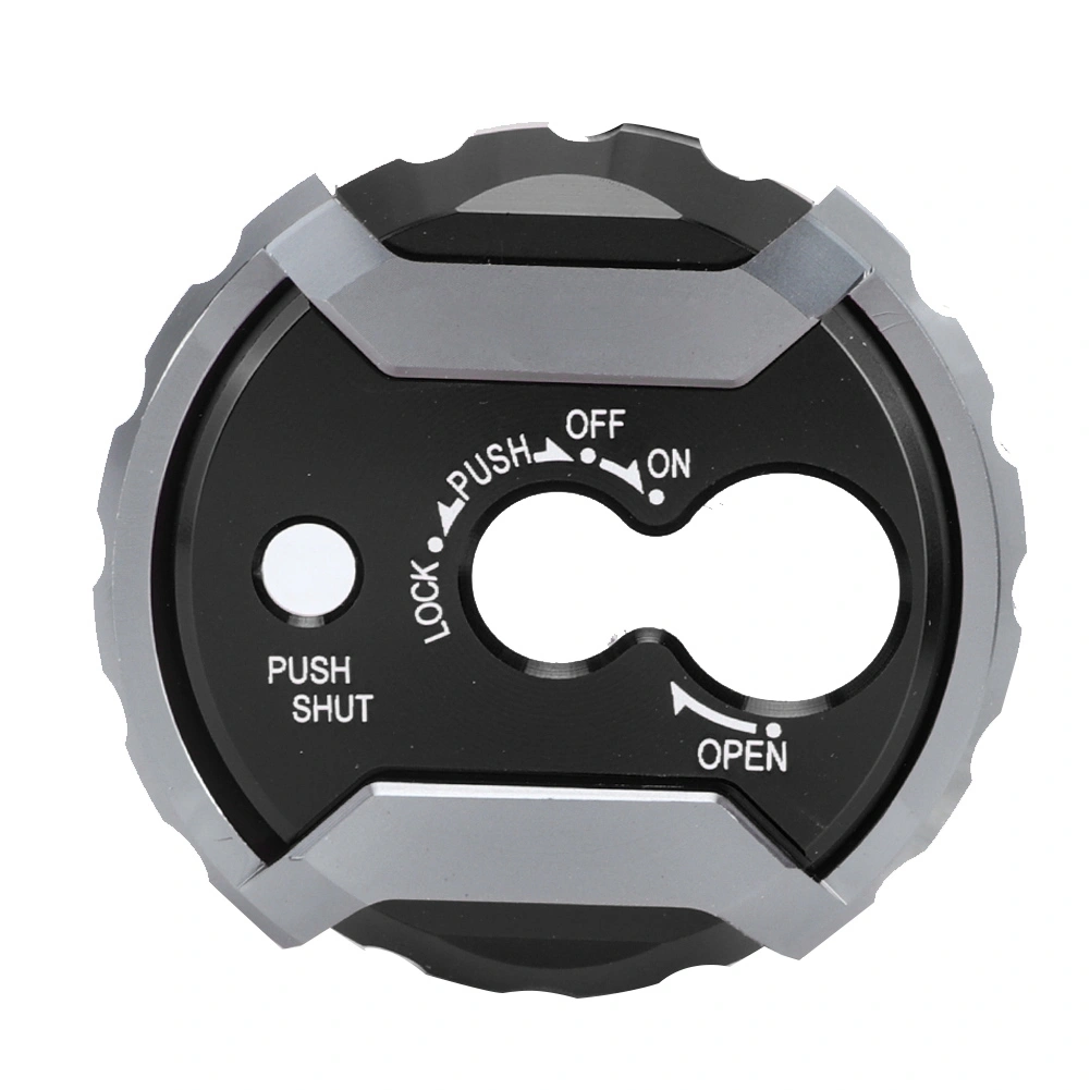 BuyWeek CNC Aluminium Alloy Motorcycle Ignition Key Lock Cap Cover for Yamaha nmax155(Black)