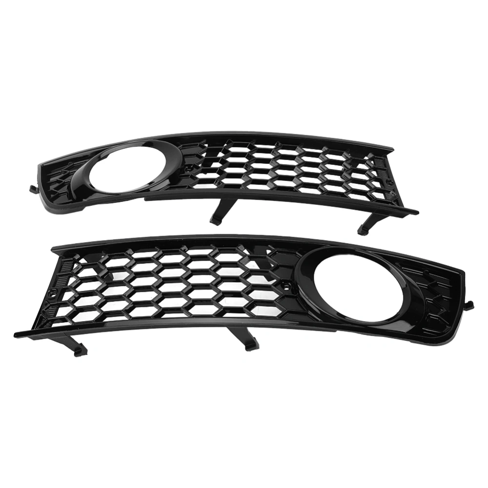 2pcs Car Front Bumper Fog Light Grille Lower Side Fog Lamp Grill for Audi A4 B6 2002-2005