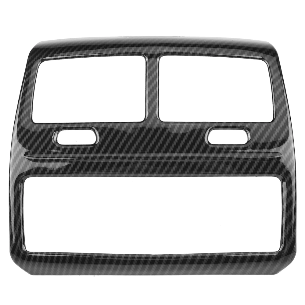 BuyWeek For BMW 5 Series G30 17-18 Carbon Fiber Rear Air Conditioning Vent Outlet Frame Cover Trim #1