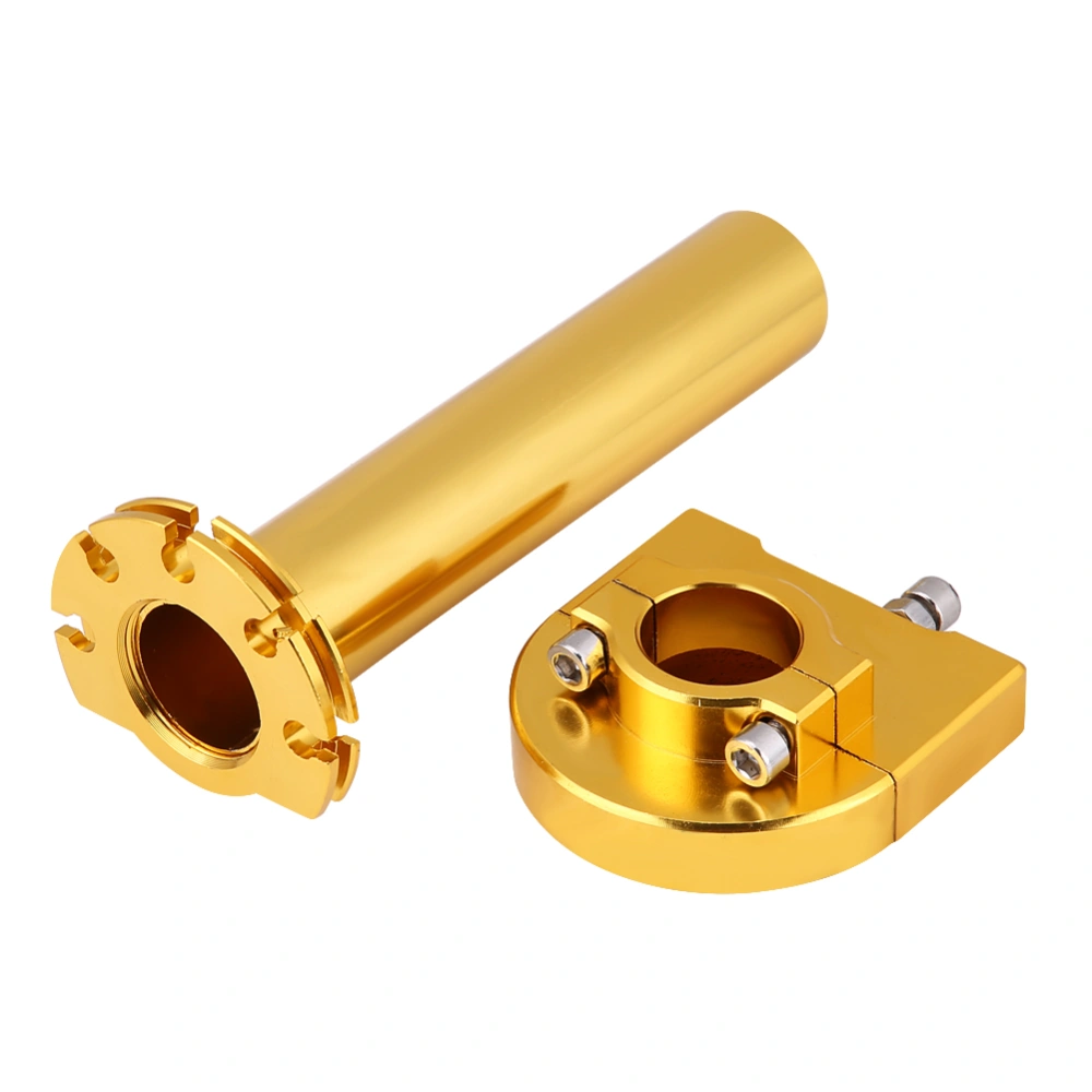 BuyWeek 7/8" 22mm Handlebar Throttle Twist Grips Accelerator for Motorcycle Scooter Dirt Bike Gold