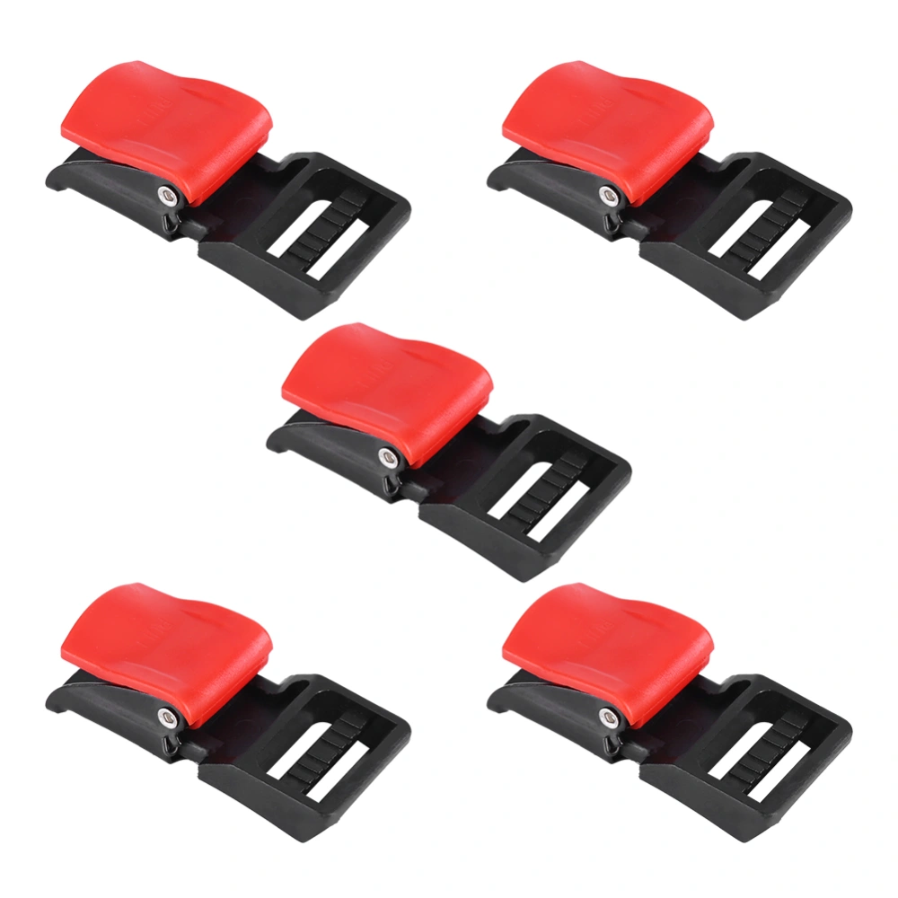 5pcs Motorcycle Helmet Clip Buckles Chin Strap Quick Release Disconnect Buckle